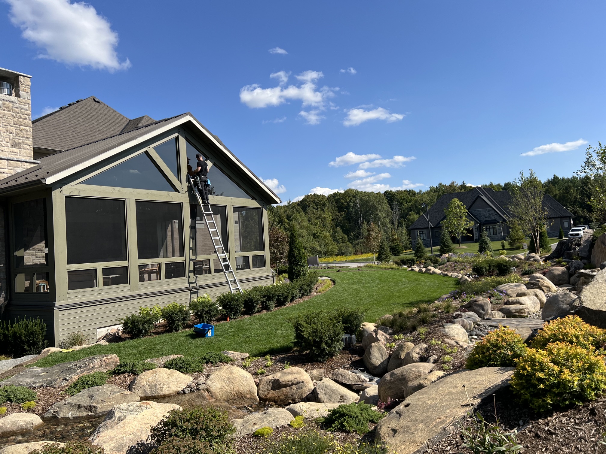 C&N Window Cleaning residential window cleaning results in Durham Region